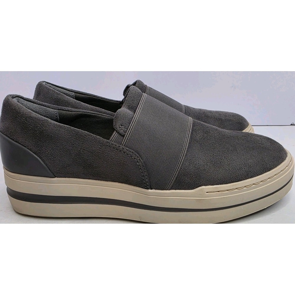 Clarks Cloudsteppers Cushion Soft Size 8M Gray Women's Suede Few Scuffs On Sole
